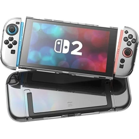 Elago Nintendo Switch 2 PC Clear Case (Slim and Full cover)